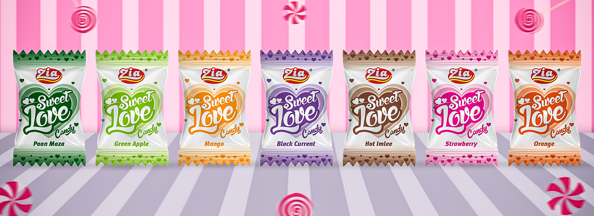 Sweet Love Candy Banner